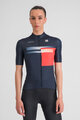 SPORTFUL Cycling short sleeve jersey - GRUPPETTO - blue/red