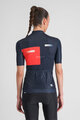 SPORTFUL Cycling short sleeve jersey - GRUPPETTO - blue/red