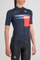 SPORTFUL Cycling short sleeve jersey - GRUPPETTO - blue/red