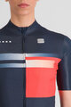 SPORTFUL Cycling short sleeve jersey - GRUPPETTO - blue/red