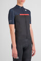 SPORTFUL Cycling short sleeve jersey - PISTA - blue/black