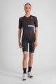 SPORTFUL Cycling short sleeve jersey - BOMBER - black