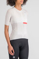 SPORTFUL Cycling short sleeve jersey - BOMBER - white