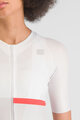 SPORTFUL Cycling short sleeve jersey - BOMBER - white