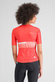 SPORTFUL Cycling short sleeve jersey - BOMBER - red/white