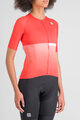 SPORTFUL Cycling short sleeve jersey - BOMBER - red/white