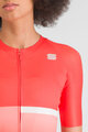 SPORTFUL Cycling short sleeve jersey - BOMBER - red/white