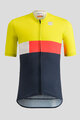 SPORTFUL Cycling short sleeve jersey - SNAP KID - yellow/multicolour