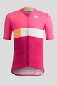 SPORTFUL Cycling short sleeve jersey - SNAP KID - pink