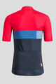 SPORTFUL Cycling short sleeve jersey - SNAP KID - cyclamen/blue