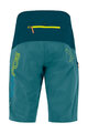 KARPOS Cycling shorts without bib - RAPID BAGGY - blue/green