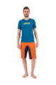 KARPOS Cycling shorts without bib - BALLISTIC EVO - orange