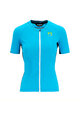 KARPOS Cycling short sleeve jersey - PRALONGIA - turquoise