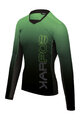 KARPOS Cycling summer long sleeve jersey - JUMP - green/black