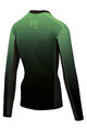 KARPOS Cycling summer long sleeve jersey - JUMP - green/black