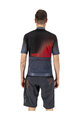 KARPOS Cycling short sleeve jersey - JUMP - red/black