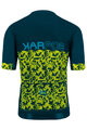 KARPOS Cycling short sleeve jersey - JUMP - turquoise/yellow