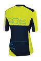 KARPOS Cycling short sleeve jersey - VERVE - yellow/blue