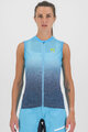 KARPOS Cycling sleeveless jersey - VERVE EVO - turquoise