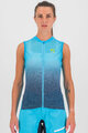 KARPOS Cycling sleeveless jersey - VERVE EVO - turquoise