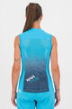 Cycling sleeveless jersey - VERVE EVO - turquoise