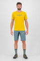 KARPOS Cycling short sleeve t-shirt - VAL FEDERIA - yellow