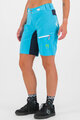 KARPOS Cycling shorts without bib - VAL VIOLA - turquoise