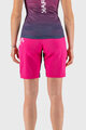 KARPOS Cycling shorts without bib - VAL VIOLA - pink