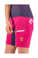 KARPOS Cycling shorts without bib - VAL VIOLA - pink