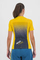 KARPOS Cycling short sleeve jersey - VERVE EVO - yellow/blue