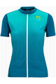 KARPOS Cycling short sleeve jersey - VERVE EVO - turquoise