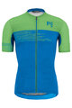 KARPOS Cycling short sleeve jersey - GREEN FIRE - green/blue