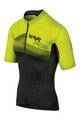 KARPOS Cycling short sleeve jersey - GREEN FIRE - yellow/black