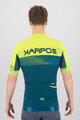 KARPOS Cycling short sleeve jersey - GREEN FIRE - yellow/green