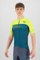 KARPOS Cycling short sleeve jersey - GREEN FIRE - yellow/green