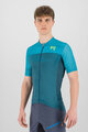 KARPOS Cycling short sleeve jersey - GREEN FIRE - turquoise