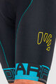 KARPOS Cycling bib shorts - VERVE EVO - black/turquoise