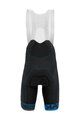 KARPOS Cycling bib shorts - VERVE EVO - black/blue