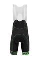 KARPOS Cycling bib shorts - VERVE EVO - black/green