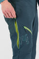 KARPOS Cycling long trousers withot bib - VAL VIOLA WINTER - green