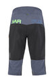 KARPOS Cycling shorts without bib - VAL FEDERIA EVO - grey/black