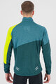 KARPOS hoodie - VAL VIOLA FULL-ZIP - green/yellow