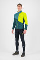 KARPOS hoodie - VAL VIOLA FULL-ZIP - green/yellow