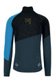 KARPOS hoodie - VAL VIOLA FULL-ZIP - blue/black