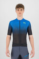 Cycling short sleeve jersey - VAL VIOLA - blue/black