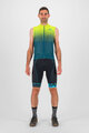 KARPOS Cycling sleeveless jersey - VAIL VIOLA  - yellow/green