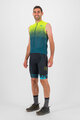 KARPOS Cycling sleeveless jersey - VAIL VIOLA  - yellow/green