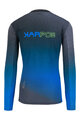 KARPOS Cycling summer long sleeve jersey - VAL DI DENTRO - grey/blue