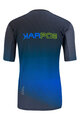 KARPOS Cycling short sleeve jersey - VAL DI DENTRO - blue/black