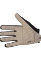 Cycling long-finger gloves - FEDERIA - white/black